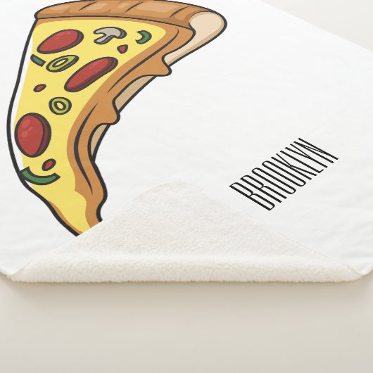 Couverture Sherpa Illustration de la pizza (3/4)