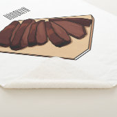 Couverture Sherpa Illustration de la poitrine de boeuf (3/4)