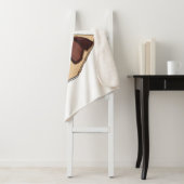 Couverture Sherpa Illustration de la poitrine de boeuf (En situation)