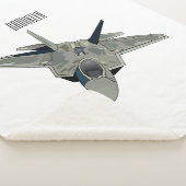 Couverture Sherpa Illustration de l'avion de chasse (3/4)