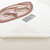 Couverture Sherpa Illustration de l'éclair de chocolat (3/4)