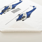 Couverture Sherpa Illustration de l'hélicoptère de police (3/4)