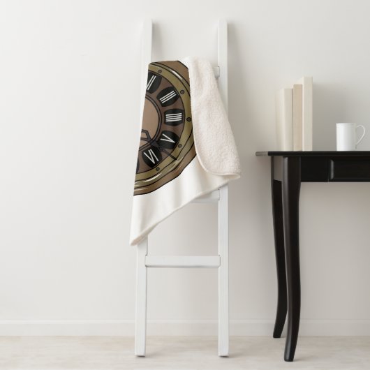 Couverture Sherpa Illustration de l'horloge d'alarme (En situation)