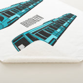 Couverture Sherpa Illustration de locomotive électrique (3/4)