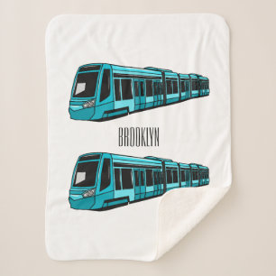 Couverture Sherpa Illustration de locomotive électrique