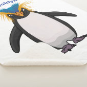Couverture Sherpa Illustration de mignon macaroni pingouin (3/4)