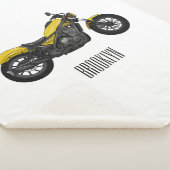 Couverture Sherpa Illustration de moto Cruiser (3/4)