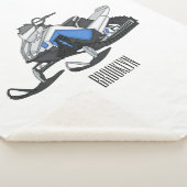 Couverture Sherpa Illustration de motoneige (3/4)