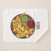 Couverture Sherpa Illustration de Nachos (Devant (Horizontal))