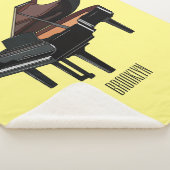 Couverture Sherpa Illustration de piano (3/4)