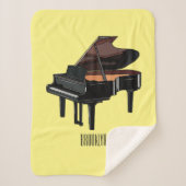 Couverture Sherpa Illustration de piano (Devant)