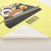Couverture Sherpa Illustration de sushi (3/4)