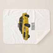 Couverture Sherpa Illustration de taxi (Devant (Horizontal))