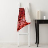 Couverture Sherpa Illustration de tuiles rouges (En situation)