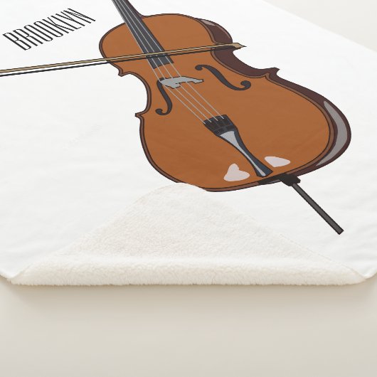 Couverture Sherpa Illustration de violoncelle (3/4)