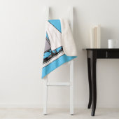 Couverture Sherpa Illustration de voilier (En situation)
