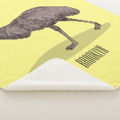 Couverture Sherpa Illustration d'Emu bird (3/4)
