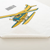 Couverture Sherpa Illustration d'hydravion (3/4)