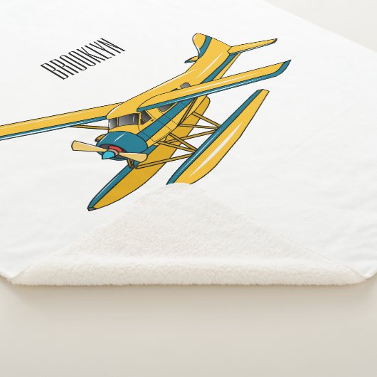 Couverture Sherpa Illustration d'hydravion (3/4)