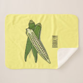 Couverture Sherpa Illustration d'Okra (Devant (Horizontal))