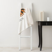 Couverture Sherpa Illustration drôle de dessin animé centipede (En situation)