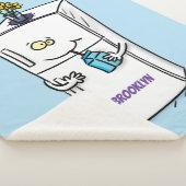 Couverture Sherpa Illustration drôle de réfrigérateur (3/4)