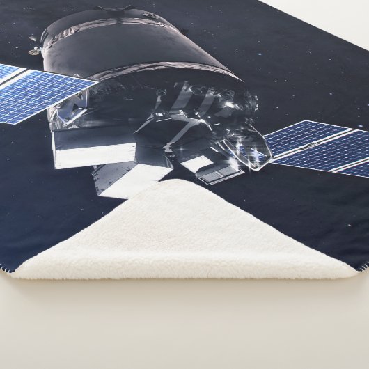 Couverture Sherpa Illustration Du Dragon Xl Spacecraft. (3/4)