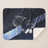 Couverture Sherpa Illustration Du Dragon Xl Spacecraft. (Devant (Horizontal))
