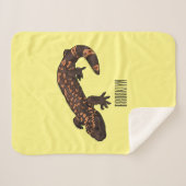 Couverture Sherpa Illustration du monstre Gila (Devant (Horizontal))