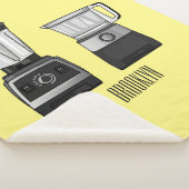 Couverture Sherpa Illustration du processeur et du mixeur alimentair (3/4)