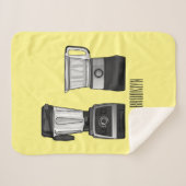 Couverture Sherpa Illustration du processeur et du mixeur alimentair (Devant (Horizontal))