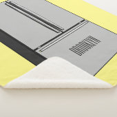 Couverture Sherpa Illustration du réfrigérateur de porte française (3/4)