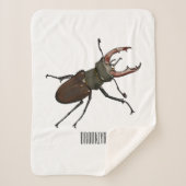 Couverture Sherpa Illustration du scarabée de stade (Devant)