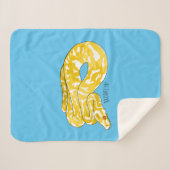 Couverture Sherpa Illustration du serpent python birman (Devant (Horizontal))