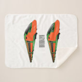 Couverture Sherpa Illustration du train à balles (Devant (Horizontal))