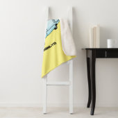 Couverture Sherpa Illustration d'un campervan heureux (En situation)