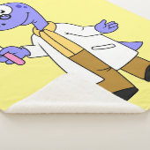Couverture Sherpa Illustration D'Un Chimiste Brontosaurus. (3/4)