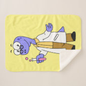 Couverture Sherpa Illustration D'Un Chimiste Brontosaurus. (Devant (Horizontal))
