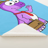 Couverture Sherpa Illustration D'Un Homme D'Affaires Pachycéphalosau (3/4)