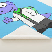 Couverture Sherpa Illustration D'Un Médecin Spinosaure. (3/4)