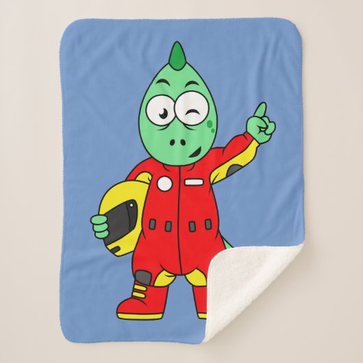 Couverture Sherpa Illustration D'Un Pilote De Voiture De Course Allo (Devant)