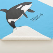 Couverture Sherpa Illustration d'une baleine tueuse (3/4)