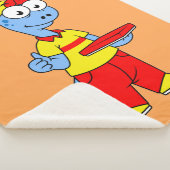 Couverture Sherpa Illustration D'Une Personne Qui Livrait Le Brontos (3/4)