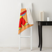 Couverture Sherpa Illustration D'Une Personne Qui Livrait Le Brontos (En situation)