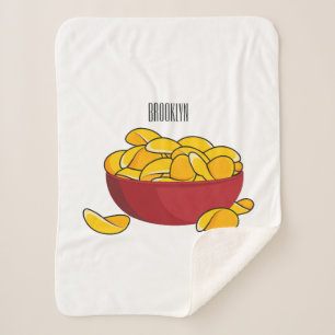Couverture Sherpa Illustration d'une puce de pomme de terre