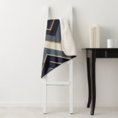 Couverture Sherpa Illustration géométrique en or (En situation)