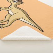 Couverture Sherpa Illustration Mignonne D'Un Pachycéphalosaure Dinos (3/4)