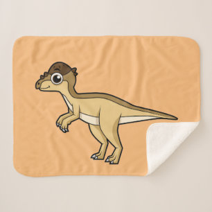 Couverture Sherpa Illustration Mignonne D'Un Pachycéphalosaure Dinos