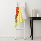 Couverture Sherpa Illustration Mignonne D'Un Stegosaurus Dinosaure. (En situation)