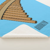 Couverture Sherpa Illustration Pan flûte / panpipes (3/4)
